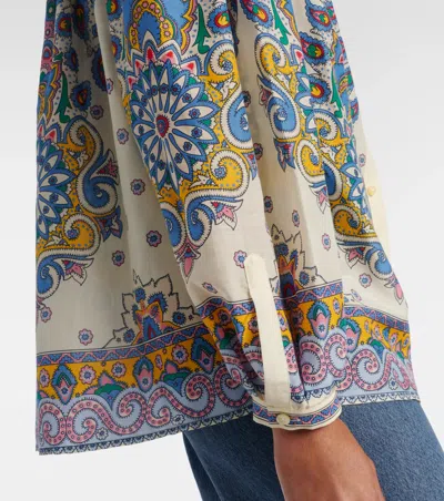 Etro Printed Pattern Shirt In White