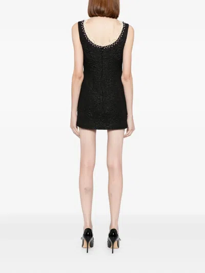 Cynthia Rowley Bead-embellished Dress In Black