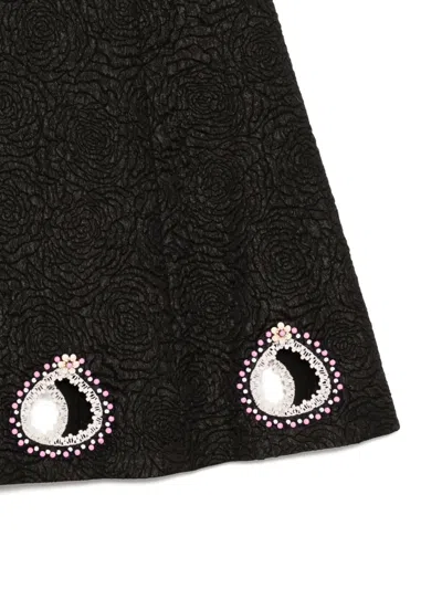 Cynthia Rowley Bead-embellished Skirt In Black