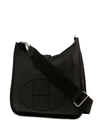Pre-owned Hermes 2017 Evelyne Iii Crossbody Bag In Black