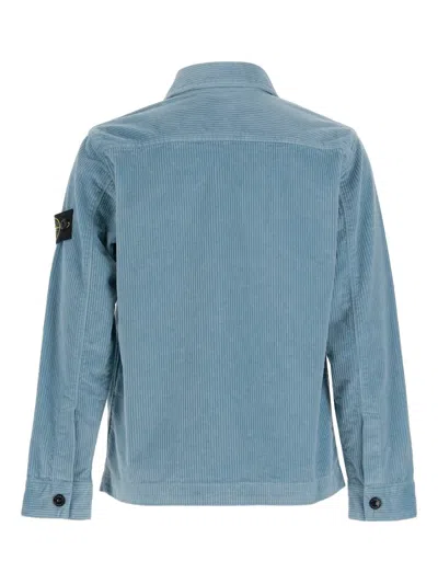 Stone Island Logo-patch Pocket Jacket In Multi