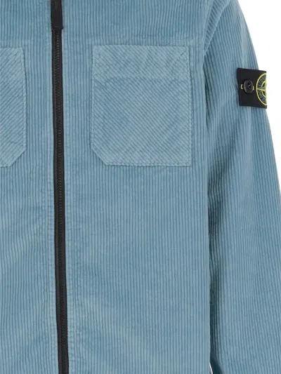 Stone Island Logo-patch Pocket Jacket In Multi