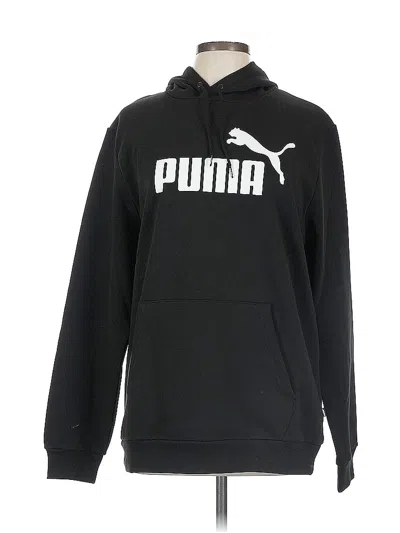 Puma Pullover Hoodie In Black