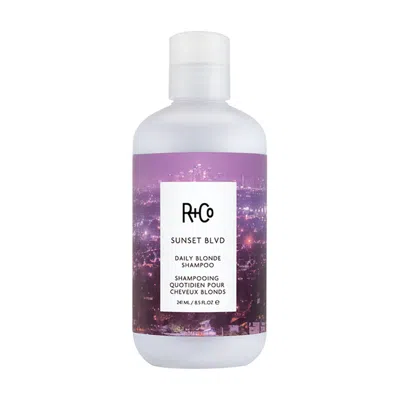 R + Co Sunset Blvd Blonde Shampoo In Purple