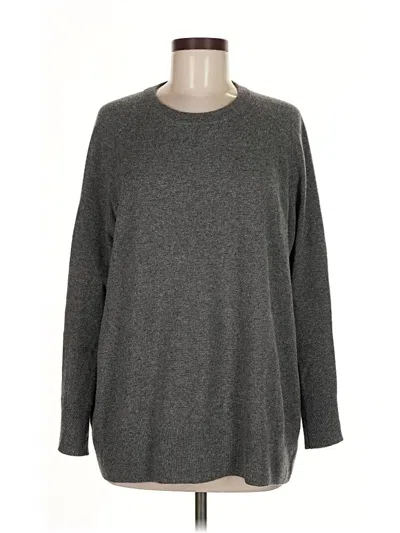 Pre-owned Chinti & Parker Cashmere Pullover Sweater In Gray