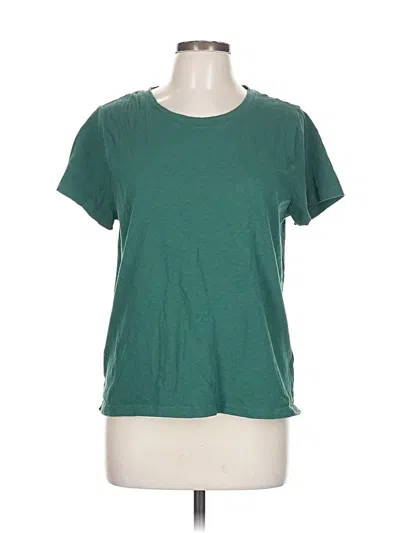 Pre-owned J.crew Factory Store Short Sleeve T-shirt In Green