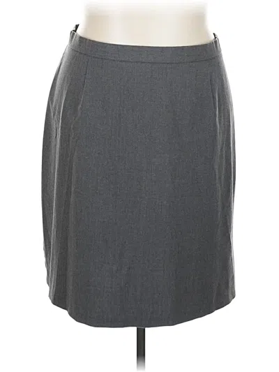 Pre-owned Sag Harbor Formal Skirt In Gray