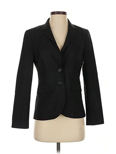 Pre-owned Banana Republic Wool Blazer Jacket In Black