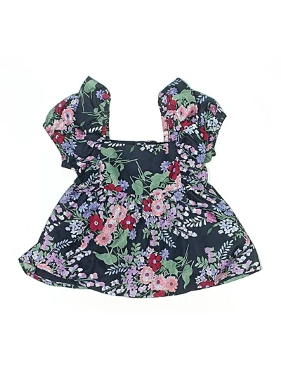 Pre-owned Janie And Jack Kids' Sleeveless Blouse In Blue