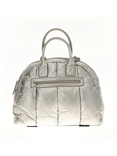 Pre-owned Sol And Selene Satchel In Silver