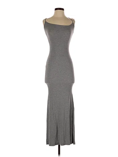 Pre-owned Skims Casual Dress In Gray
