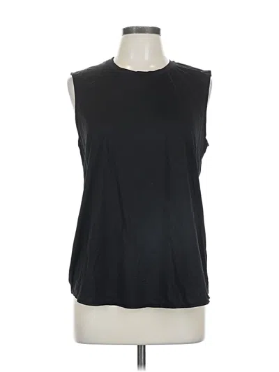 Pre-owned Athleta Sleeveless T-shirt In Black