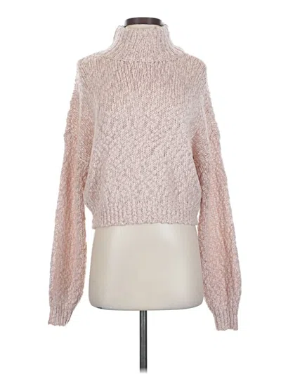 Pre-owned Hollister Pullover Sweater In Pink