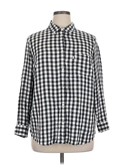 Pre-owned Levi's Long Sleeve Button Down Shirt In Black