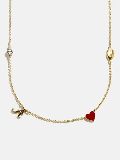 Baublebar University Of Alabama Spaced Charm Necklace In Gold