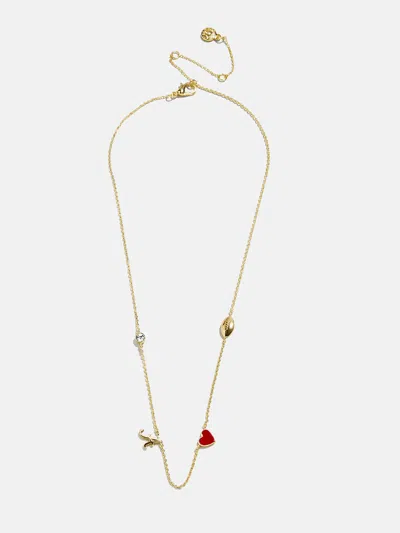 Baublebar University Of Alabama Spaced Charm Necklace In Gold