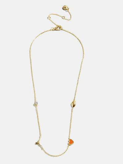 Baublebar University Of Texas At Austin Spaced Charm Necklace In Orange