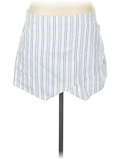 Pre-owned Bcbgmaxazria Casual Skirt In White