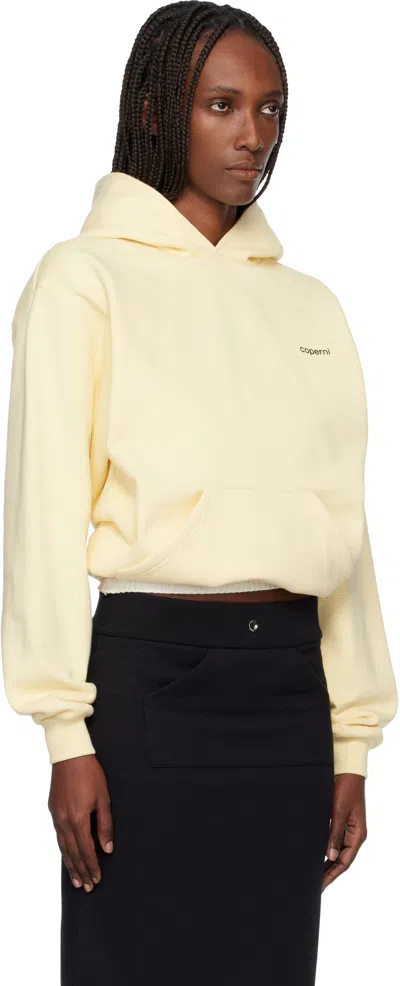 Coperni Horn Hoodie In Brown