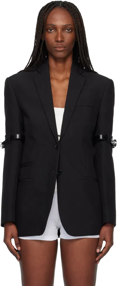 Coperni Single-breasted Long-sleeve Blazer In Black