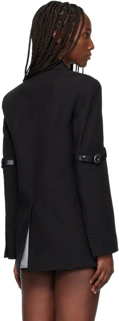 Coperni Single-breasted Long-sleeve Blazer In Black