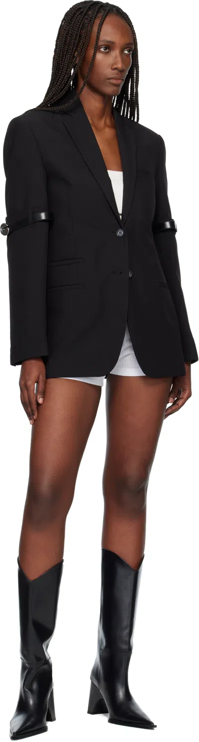 Coperni Single-breasted Long-sleeve Blazer In Black