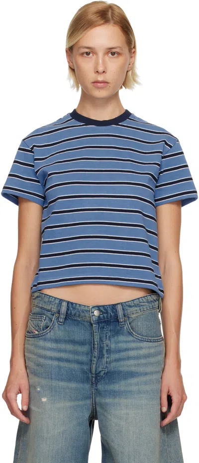 Fruity Booty Blue Carrie T-shirt In Blue