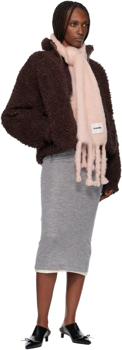 Jil Sander Women Leather Ballerina Flats In Black