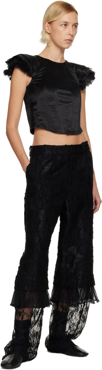 Collina Strada Black Ava Top In Black