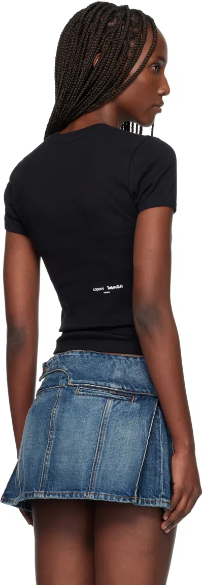 Coperni Black Tamagotchi Baby T-shirt In Blue