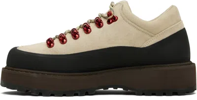 Diemme Beige Cornaro Gomma Derbys In Animal Print