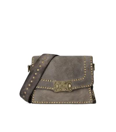 Campomaggi Agnese S Grey Shoulder Bag In Gray