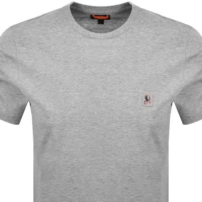 Parajumpers Patch T Shirt Ash Grey In Gray