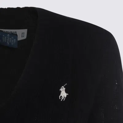 Polo Ralph Lauren Black Wool Knitwear In Black
