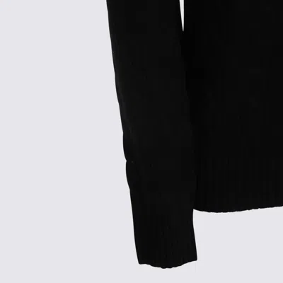 Polo Ralph Lauren Black Wool Knitwear In Black