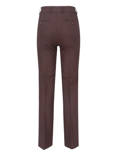 Incotex Straight Pants In Brown