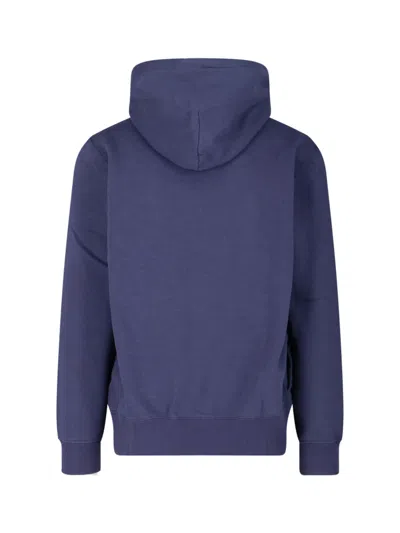 Polo Ralph Lauren Felpa In Misto Cotone Blu  Uomo In Blue