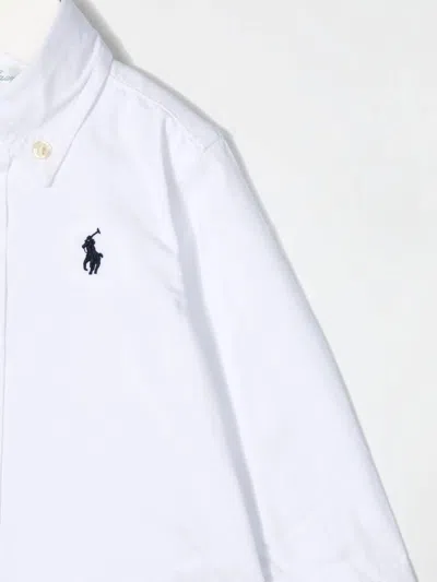 Ralph Lauren White Slim-fit Oxford Shirt In White