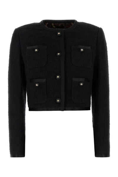 Dolce & Gabbana Jackets And Vests In Black
