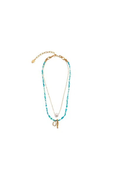 Lizzie Fortunato Pearl-detailing Necklace In Multi