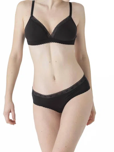 La Petite Lejaby Souple Triangle Bra In Black In Black
