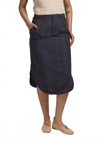 M.patmos Maggie Midi Skirt In Blue Multi In Multi