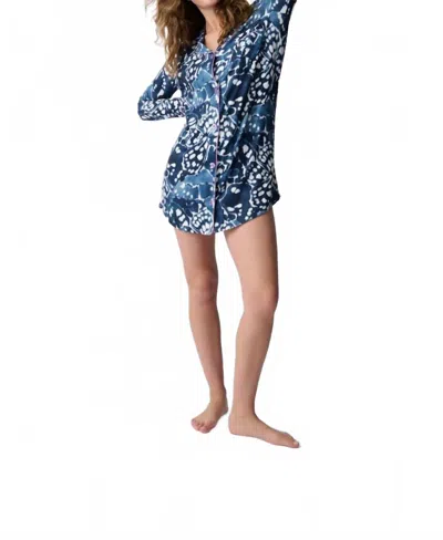 Pj Salvage Spread Your Wings Nightshirt In Navy In Blue