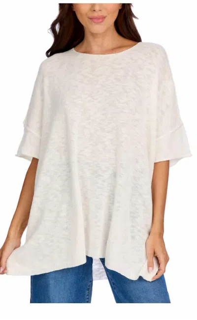 Mudpie Easy Breezy Evan Top In Off White In White