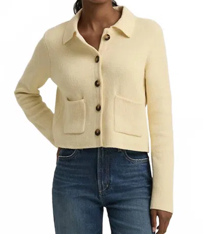Favorite Daughter Annabel Collared Jacket In Moonbeam In Neutral
