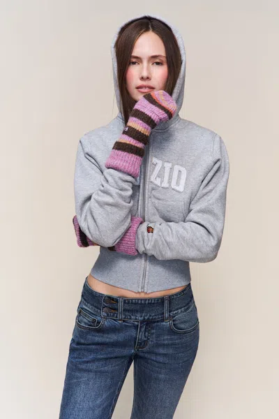 Danielle Guizio Ny Knit Mittens In Multi