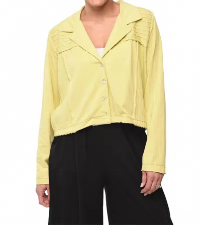 Tulip Clothing Lucille Jacket In Lime In Green