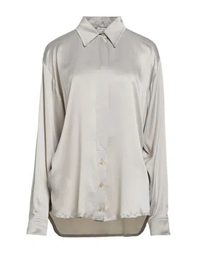 Alysi Woman Shirt Light Grey Size 4 Silk In Gray