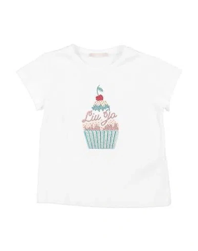Liu •jo Toddler Girl T-shirt White Size 3 Cotton, Elastane In White