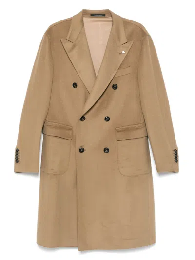 Tagliatore Coats Brown In White